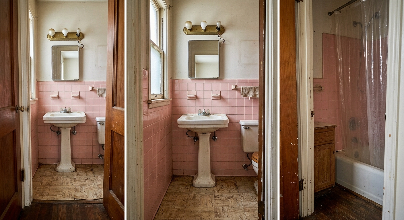 Bathroom renovation — before