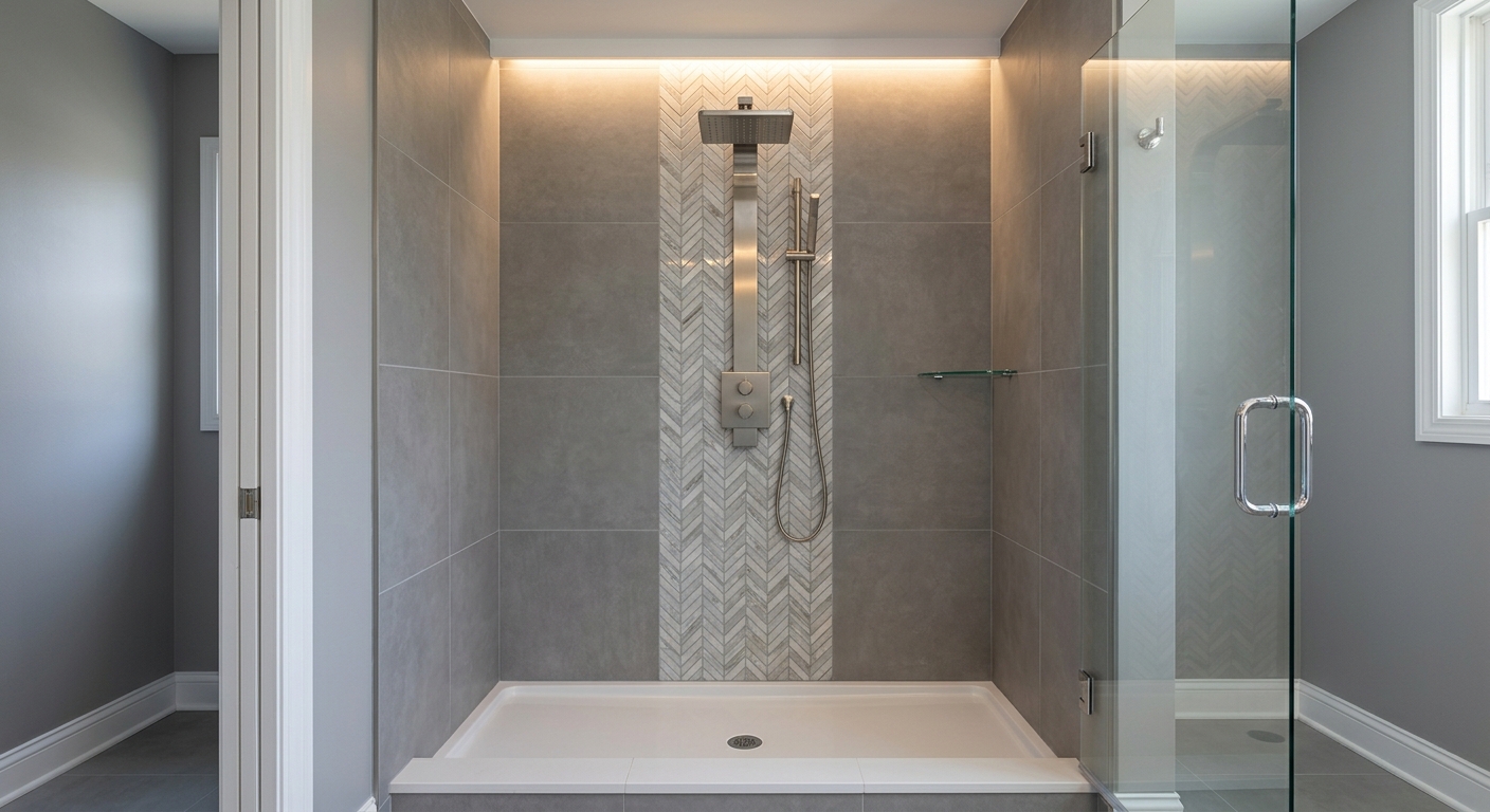 Tile work — after