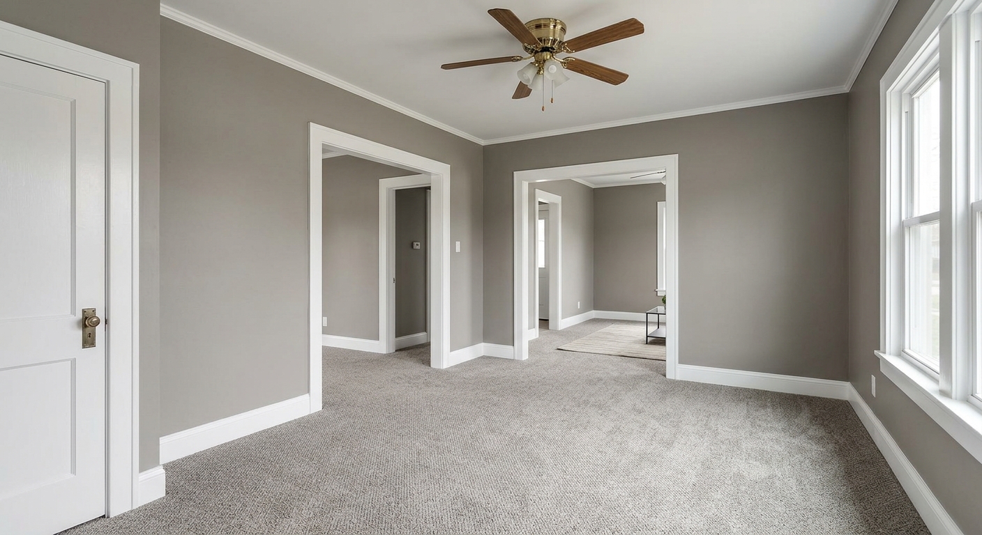 Interior painting — after